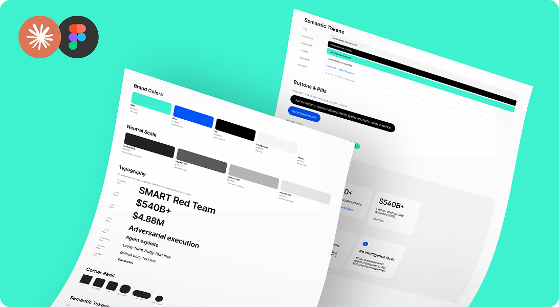 The design system — tokens and components
